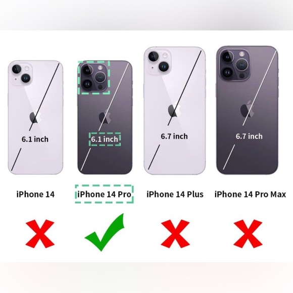 NWOT Lameeku Wallet Case for iPhone 14 Pro - Picture 8 of 8